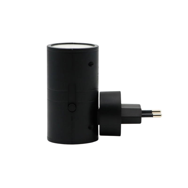 Applique à intensité variable avec fonction veilleuse, lampe à prise, éclairage LED moderne noir et blanc pour chambre et chambre d’enfant | Sansoti