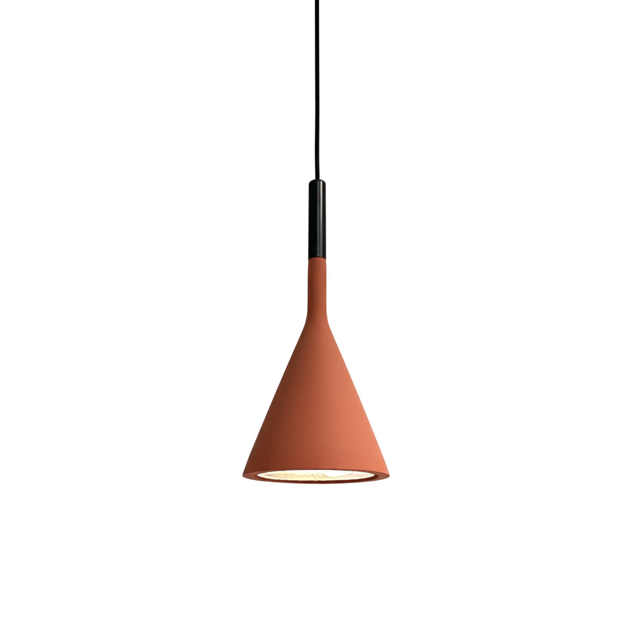 Betonnen Hanglamp Conisch Design Grijs Zwart Wit Rood Minimalistisch Eetkamer Woonkamer Slaapkamer Sfeervol E26 E27 Fitting | Sansoti