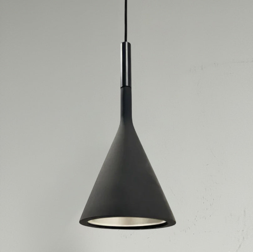 Betonnen Hanglamp Conisch Design Grijs Zwart Wit Rood Minimalistisch Eetkamer Woonkamer Slaapkamer Sfeervol E26 E27 Fitting | Sansoti