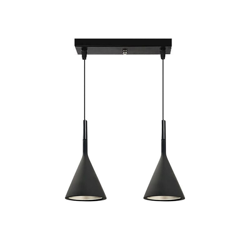 Betonnen Hanglamp Conisch Design Grijs Zwart Wit Rood Minimalistisch Eetkamer Woonkamer Slaapkamer Sfeervol E26 E27 Fitting | Sansoti