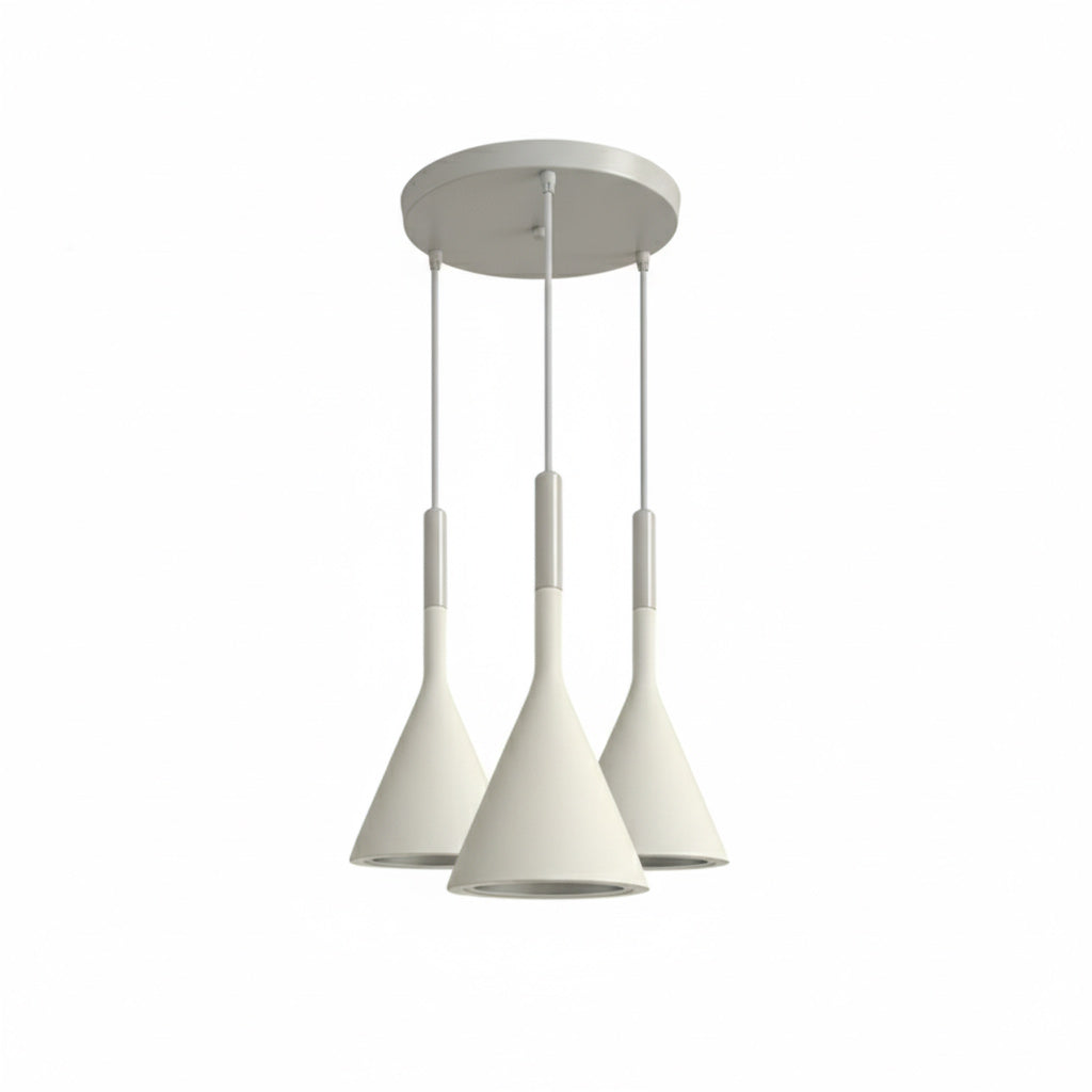 Betonnen Hanglamp Conisch Design Grijs Zwart Wit Rood Minimalistisch Eetkamer Woonkamer Slaapkamer Sfeervol E26 E27 Fitting | Sansoti