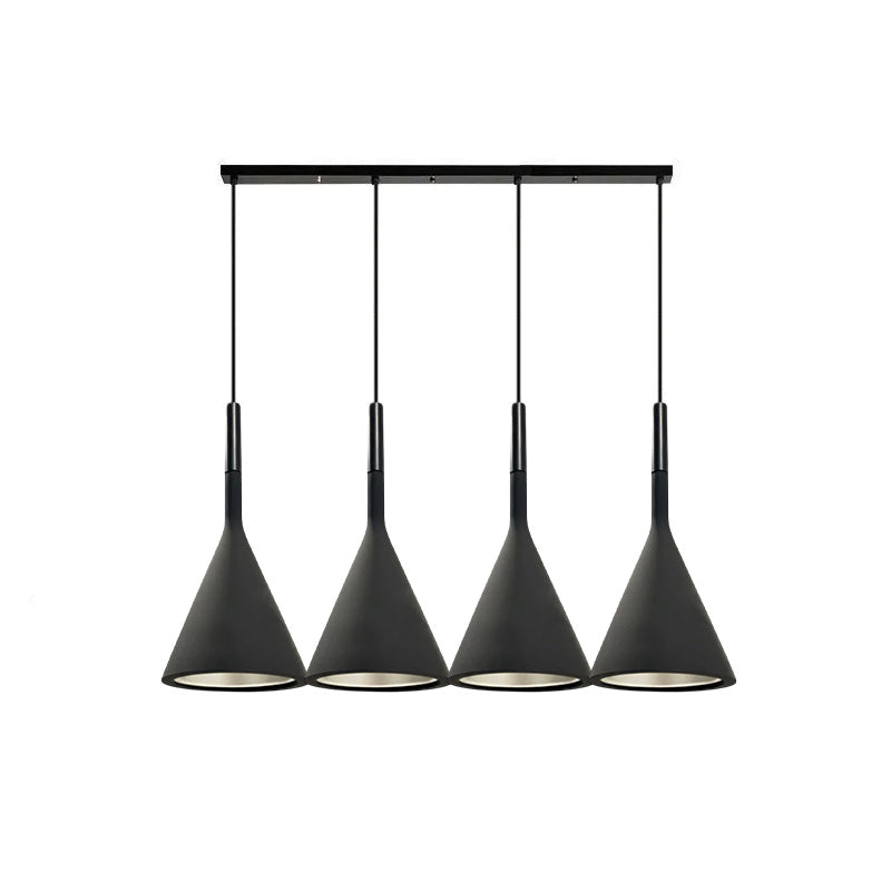 Betonnen Hanglamp Conisch Design Grijs Zwart Wit Rood Minimalistisch Eetkamer Woonkamer Slaapkamer Sfeervol E26 E27 Fitting | Sansoti
