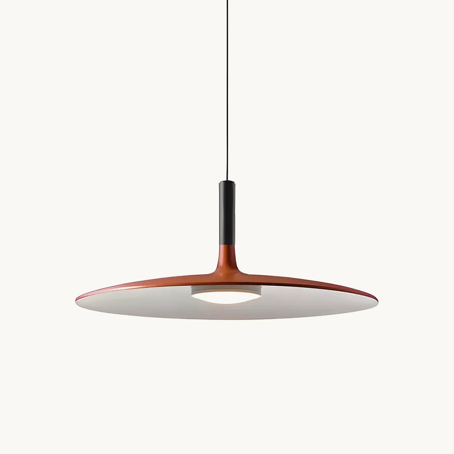 Hanglamp met Conische Kap – Resin Sculptural Pendant in Zes Kleuren, Geïntegreerde LED 3000K of Dimbaar, Moderne Lamp voor Eetkamer Keukeneiland | Sansoti