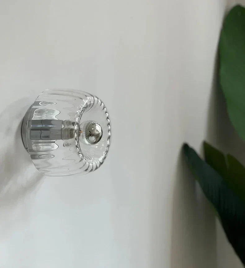 Minimalistische Glas-Wandleuchte – Warmes Stimmungslicht für Wohnzimmer & Flur | Restfield