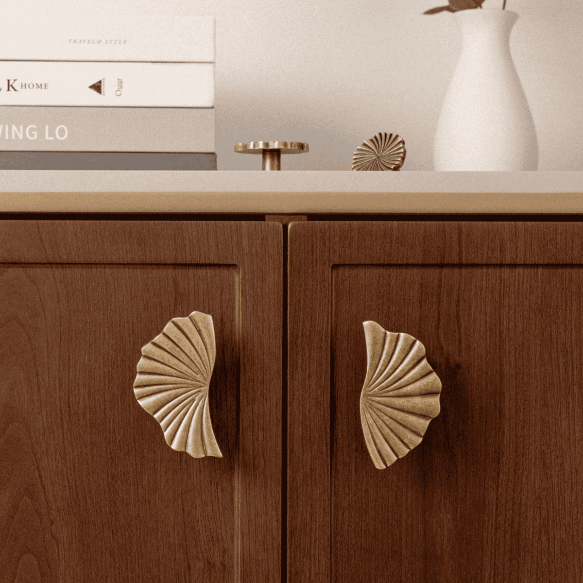 Messing Meubelgreep & Knop Antiek Brons Vintage Stijl Kast Lade Beslag voor Kasten Laden Interieur Upgrade | Sansoti