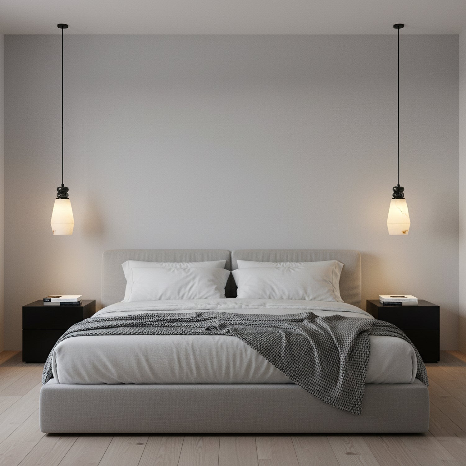 Hanglamp met Marmer en Imitatie Albast – Elegant Design met Zacht Licht | Sansoti