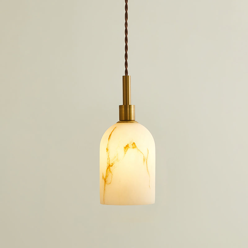 Hanglamp met Marmer en Imitatie Albast – Elegant Design met Zacht Licht | Sansoti