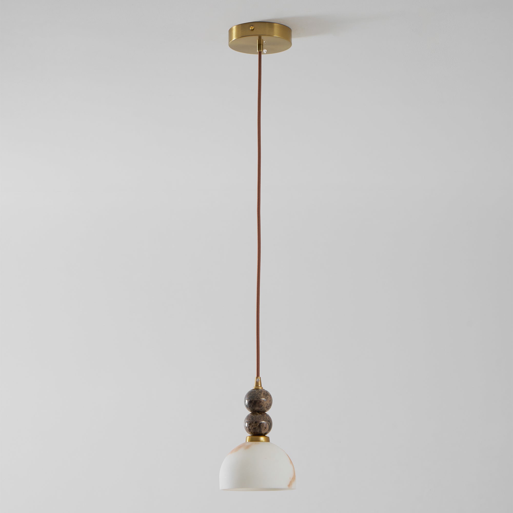 Hanglamp met Marmer en Imitatie Albast – Elegant Design met Zacht Licht | Sansoti