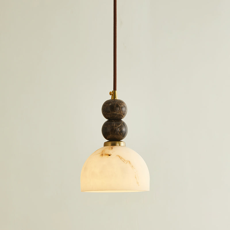 Hanglamp met Marmer en Imitatie Albast – Elegant Design met Zacht Licht | Sansoti
