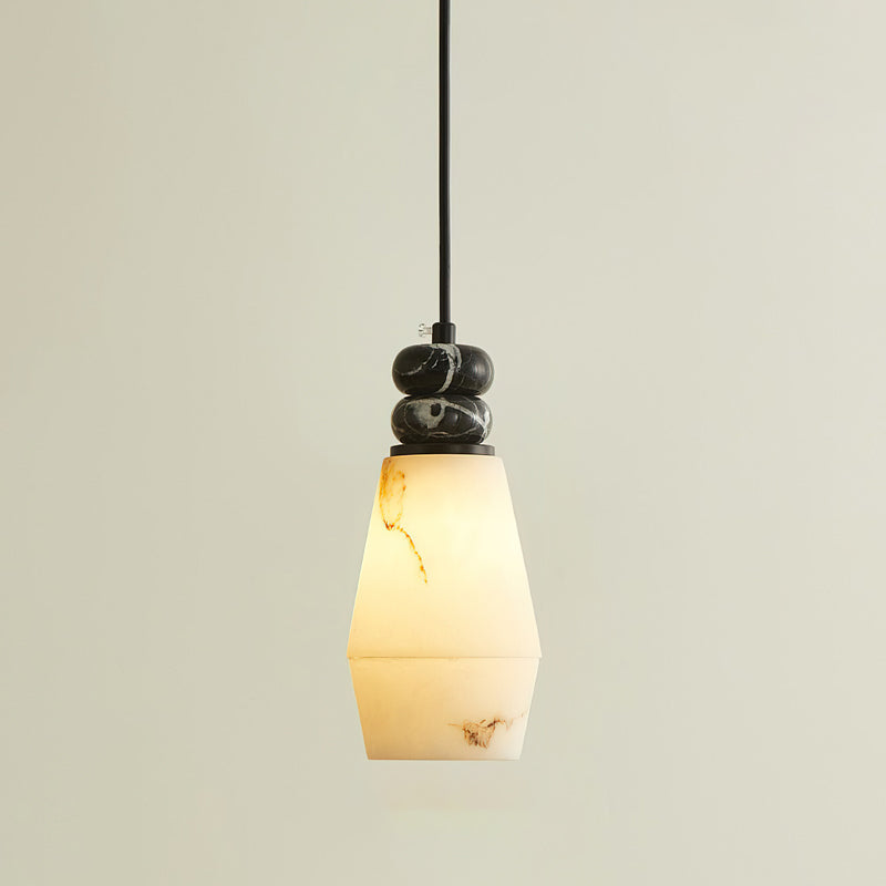 Hanglamp met Marmer en Imitatie Albast – Elegant Design met Zacht Licht | Sansoti