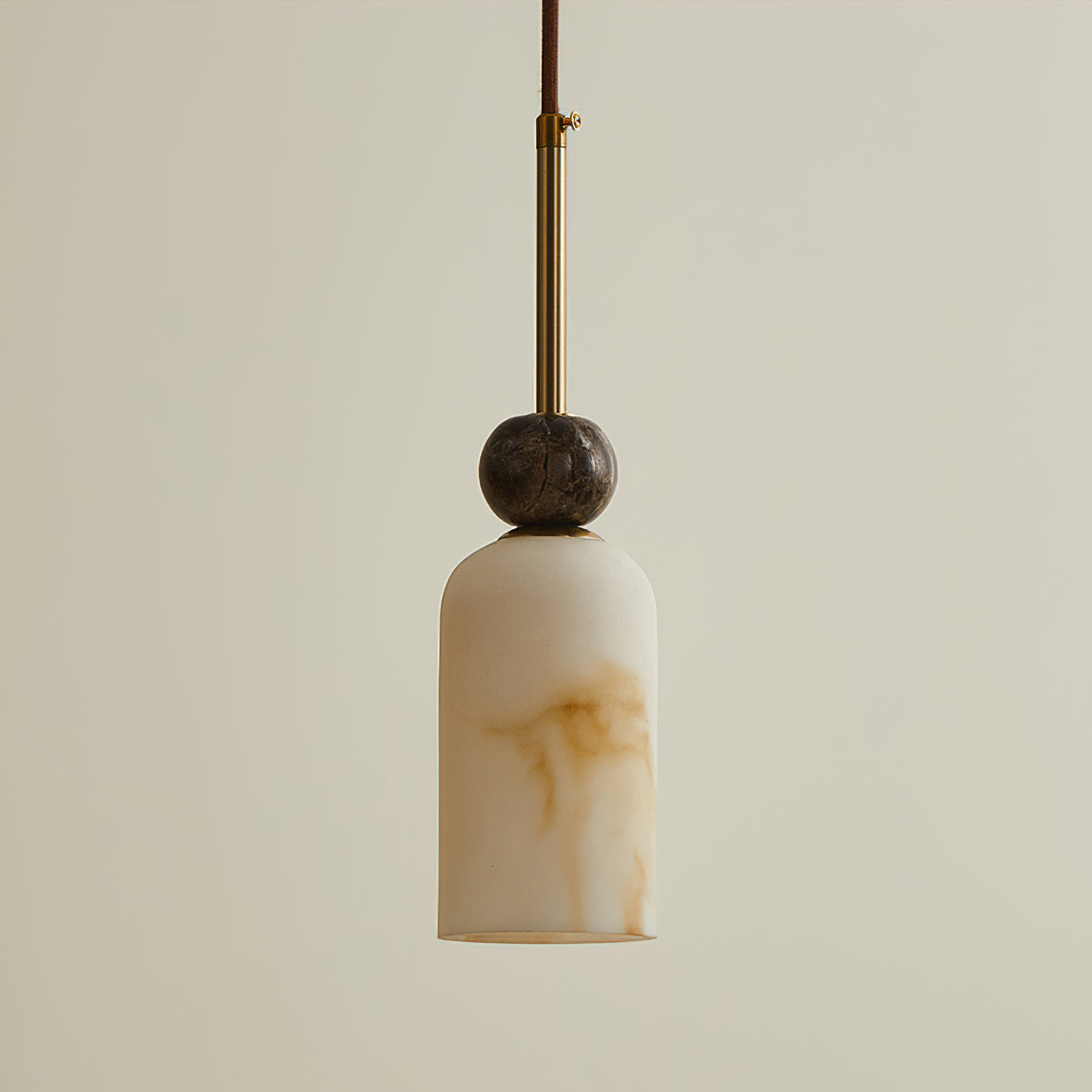 Hanglamp met Marmer en Imitatie Albast – Elegant Design met Zacht Licht | Sansoti