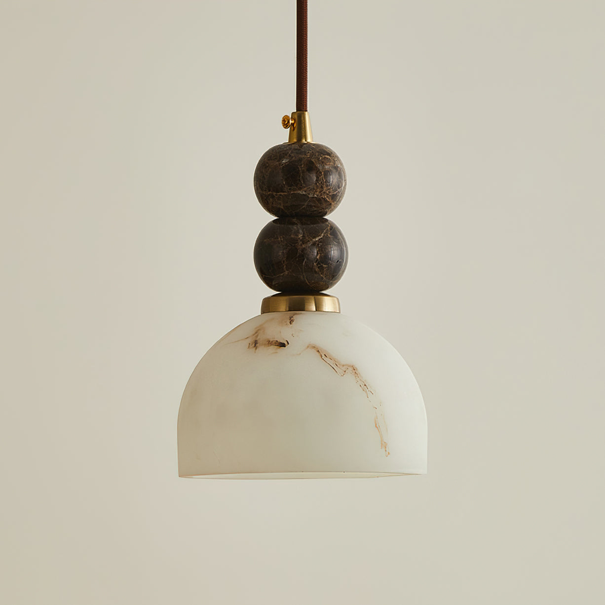 Hanglamp met Marmer en Imitatie Albast – Elegant Design met Zacht Licht | Sansoti