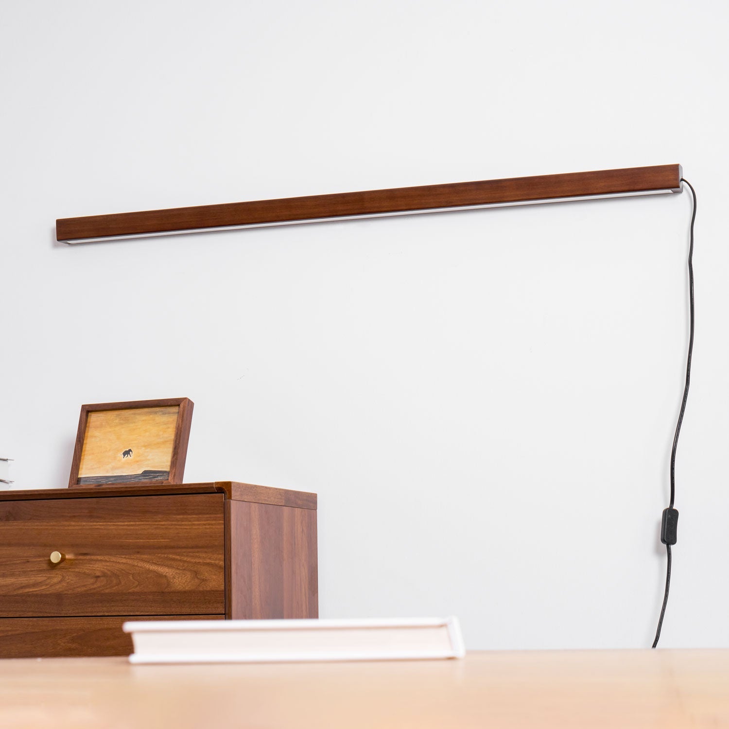 Ronde Houten Wandlamp met LED — Scandinavisch Design met Dimfunctie — Verkrijgbaar in Drie Maten | Sansoti
