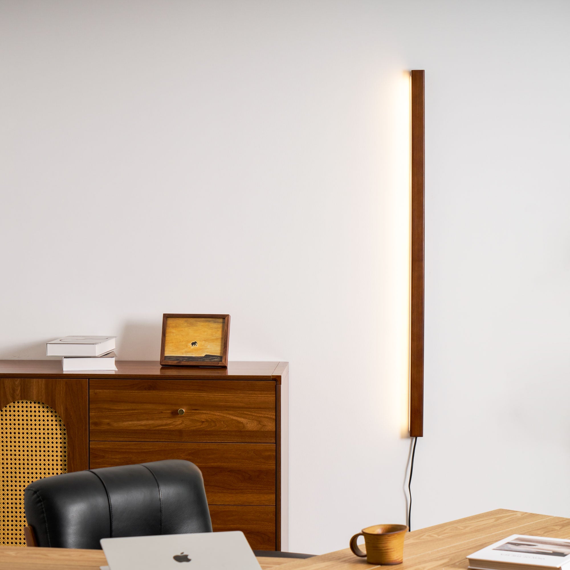 Ronde Houten Wandlamp met LED — Scandinavisch Design met Dimfunctie — Verkrijgbaar in Drie Maten | Sansoti