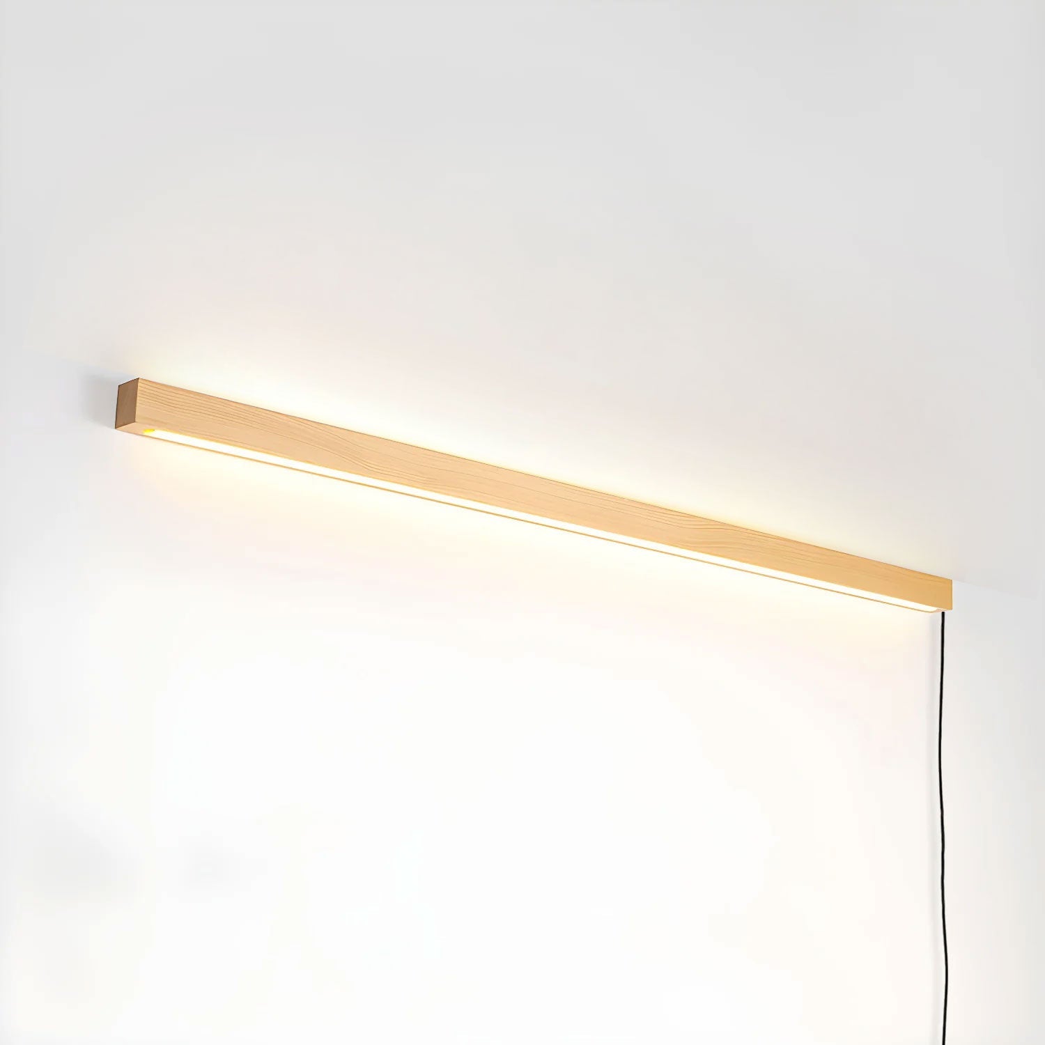 Ronde Houten Wandlamp met LED — Scandinavisch Design met Dimfunctie — Verkrijgbaar in Drie Maten | Sansoti