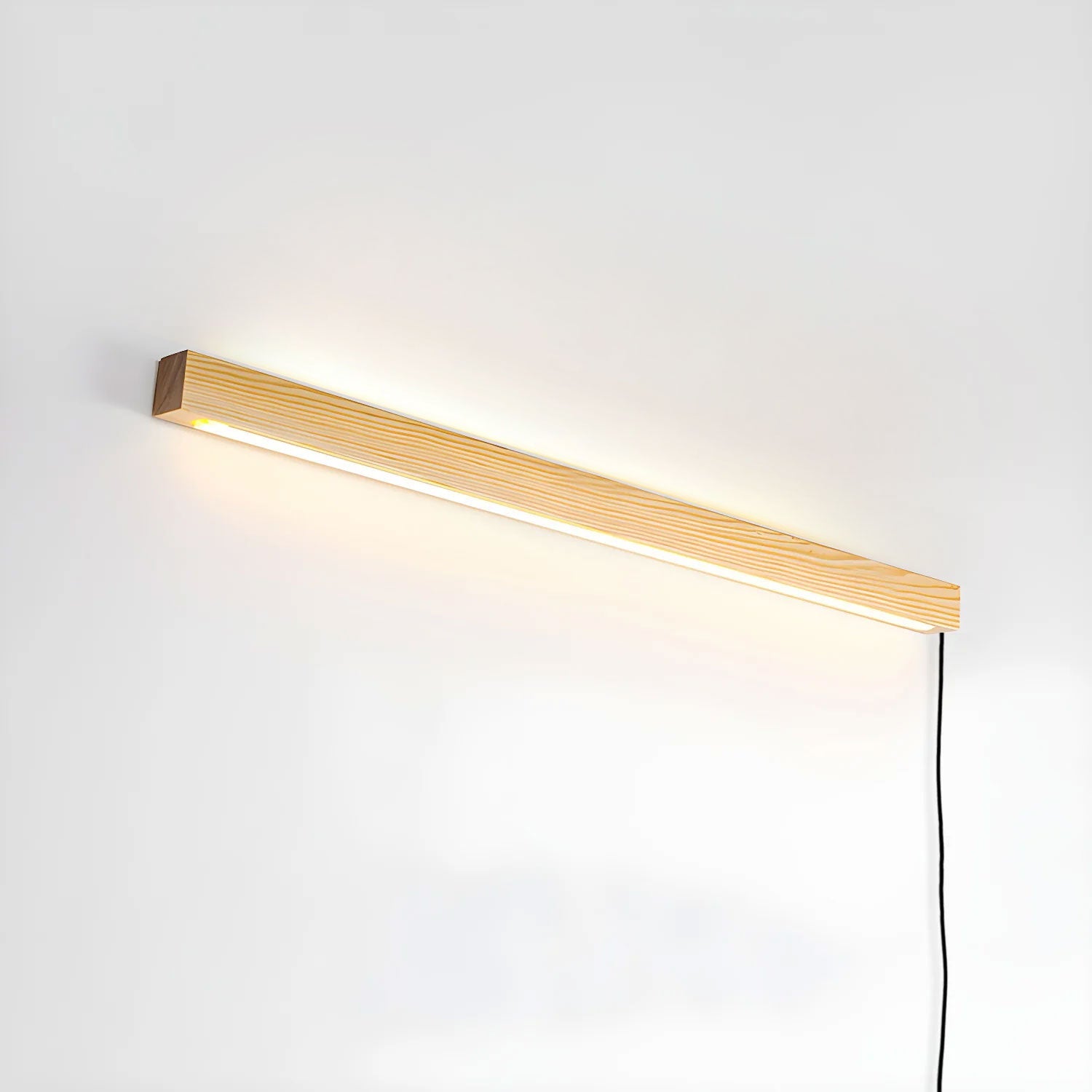 Ronde Houten Wandlamp met LED — Scandinavisch Design met Dimfunctie — Verkrijgbaar in Drie Maten | Sansoti