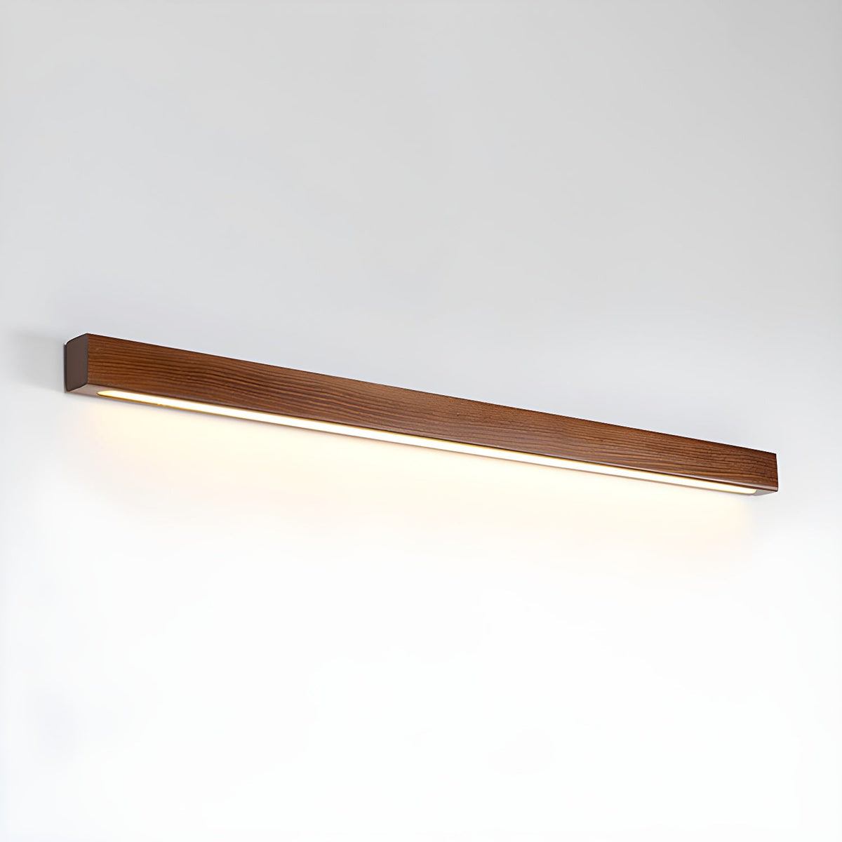 Wooden Wall Lamp Linear Design LED Lighting for Hallway Bedroom Modern Minimalist Scandinavian | Sansoti