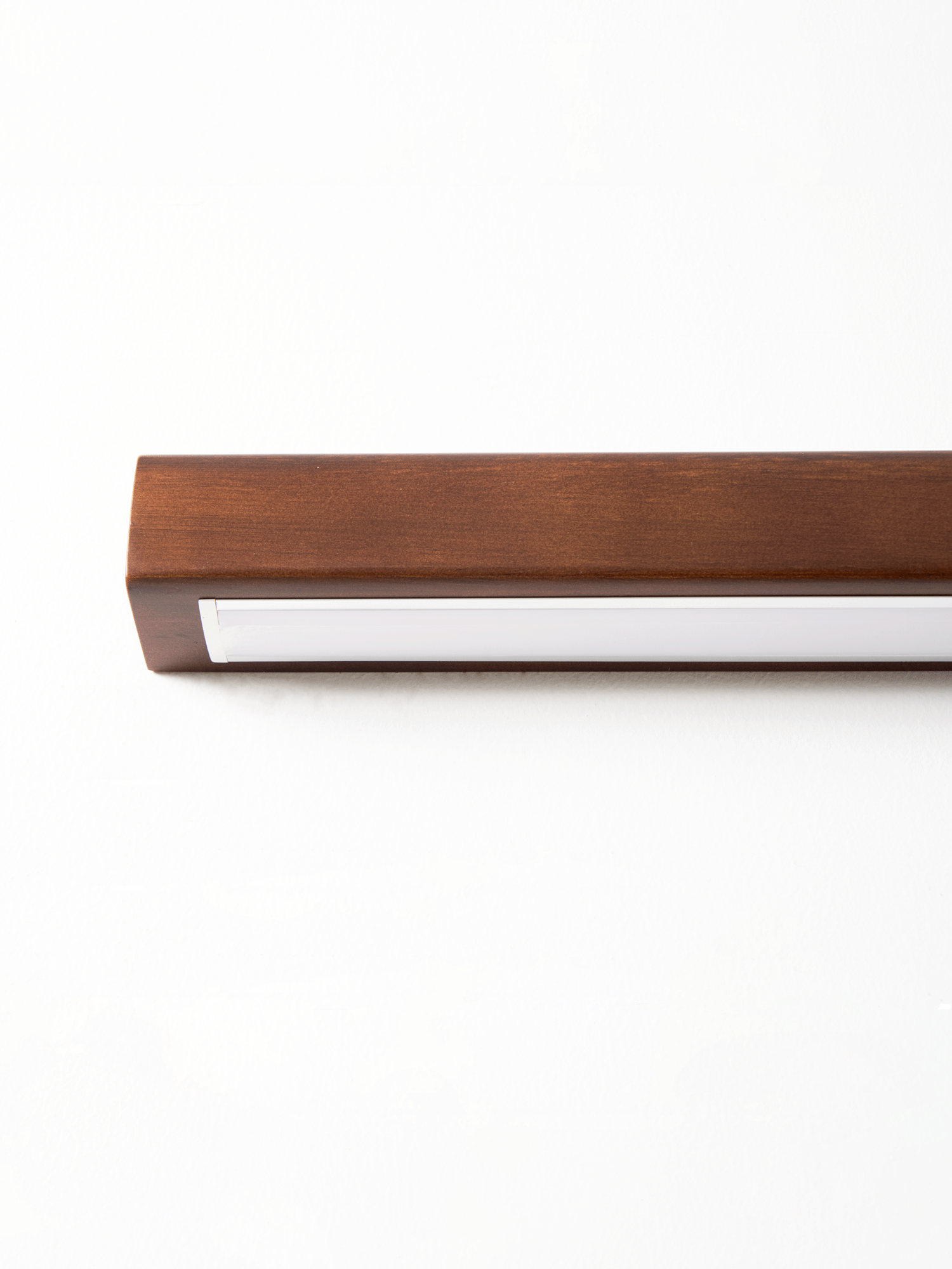 Wooden Wall Lamp Linear Design LED Lighting for Hallway Bedroom Modern Minimalist Scandinavian | Sansoti