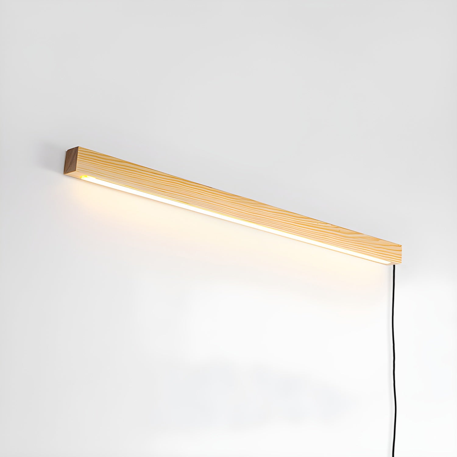 Ronde Houten Wandlamp met LED — Scandinavisch Design met Dimfunctie — Verkrijgbaar in Drie Maten | Sansoti
