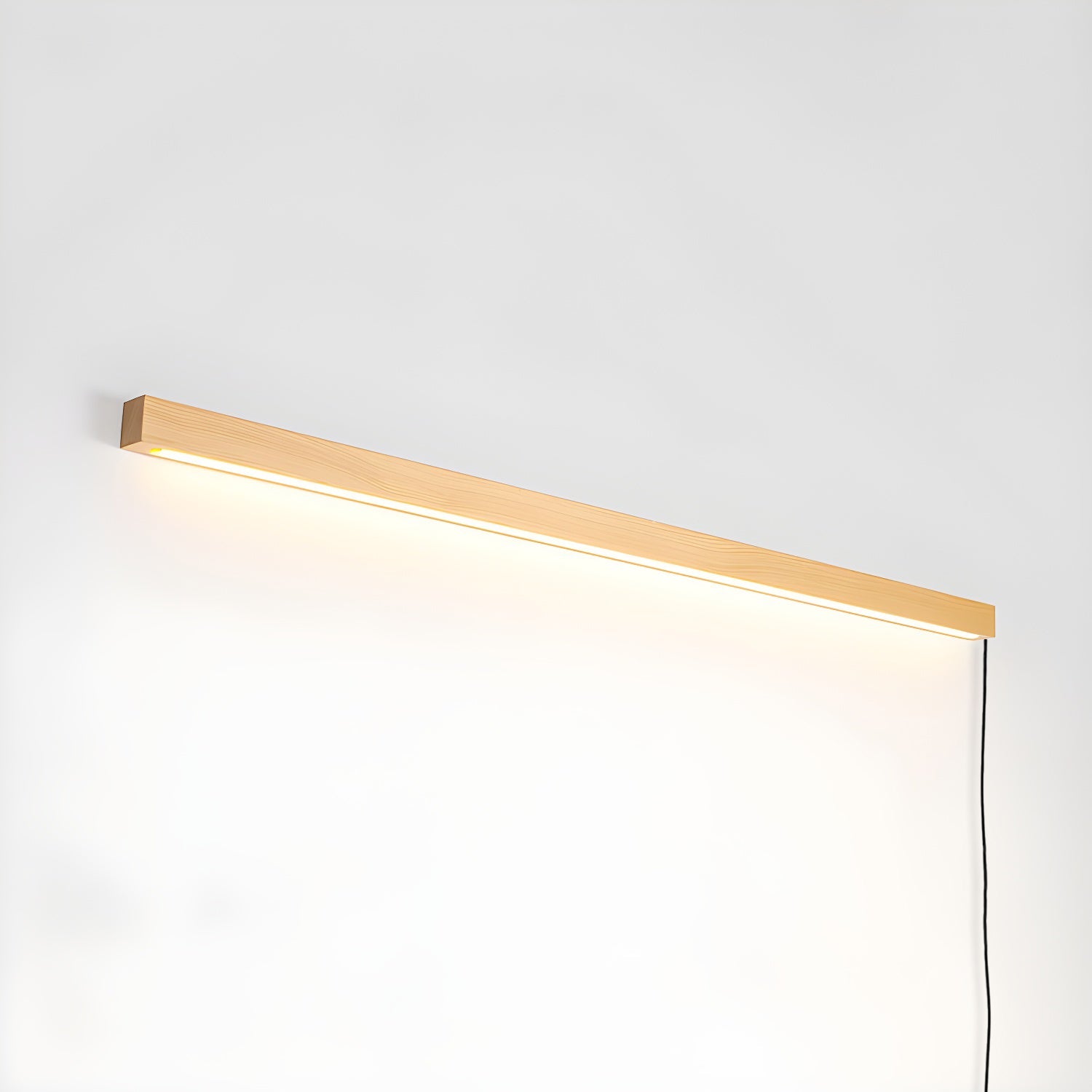 Ronde Houten Wandlamp met LED — Scandinavisch Design met Dimfunctie — Verkrijgbaar in Drie Maten | Sansoti
