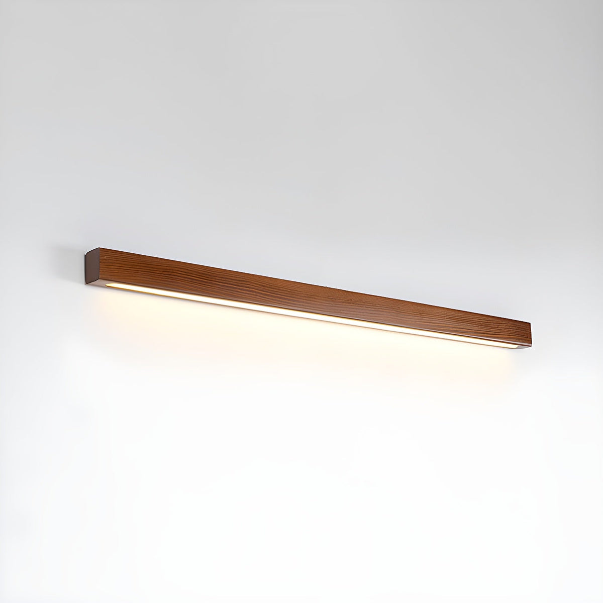 Wooden Wall Lamp Linear Design LED Lighting for Hallway Bedroom Modern Minimalist Scandinavian | Sansoti