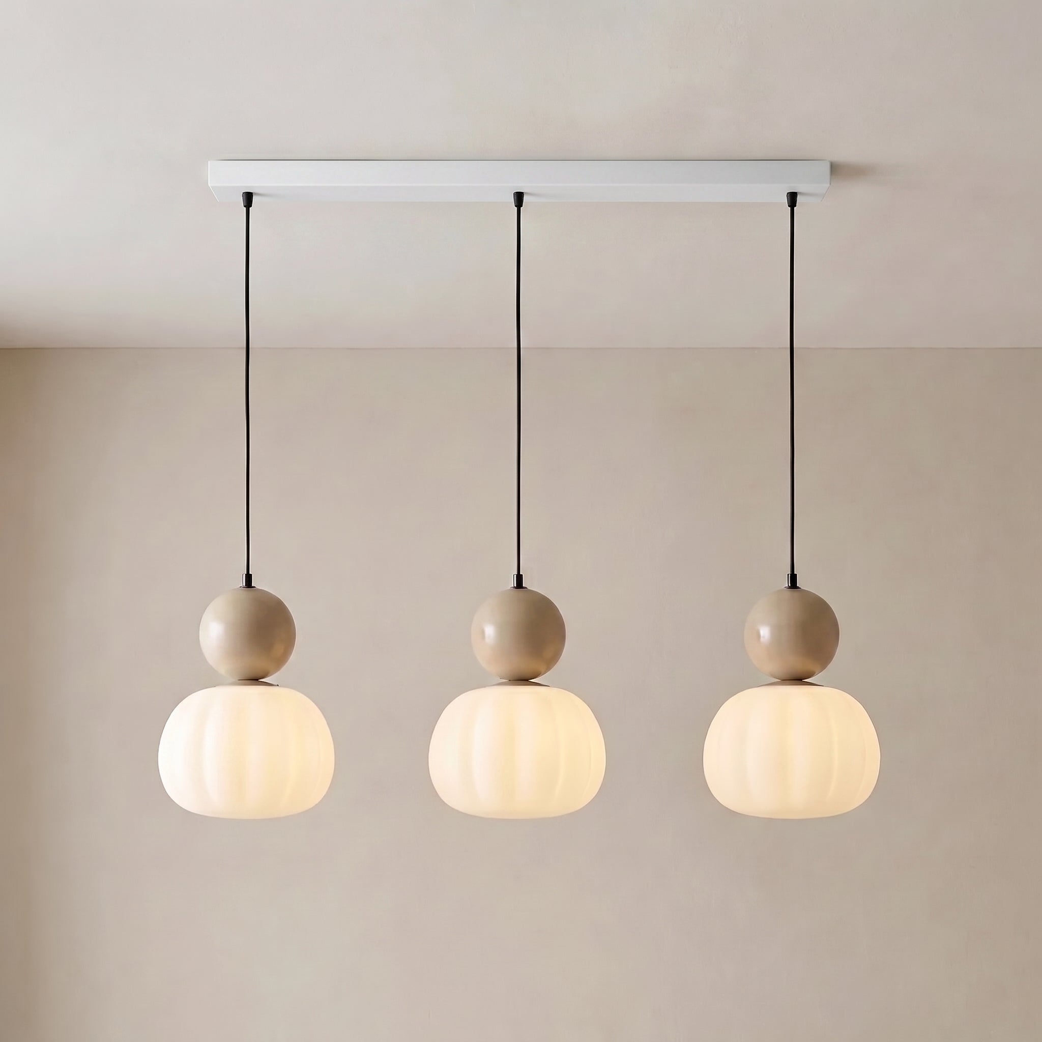 Suspension Art déco géométrique en fer et acrylique, blanc chaud 3000K, réglable, pour table à manger et îlot de cuisine, salon | Sansoti