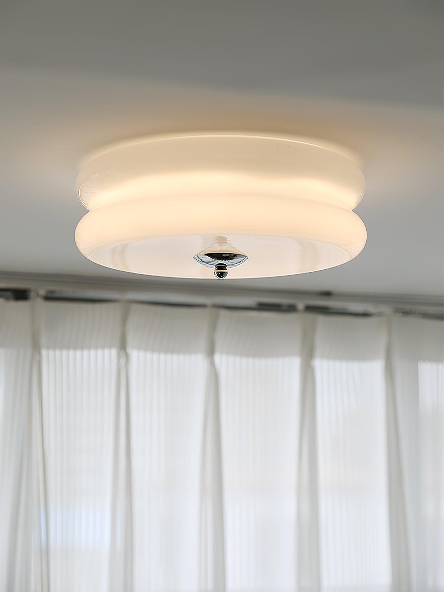 Art deco plafondlamp met geometrisch design en warm ledlicht voor stijlvolle interieurs | Sansoti