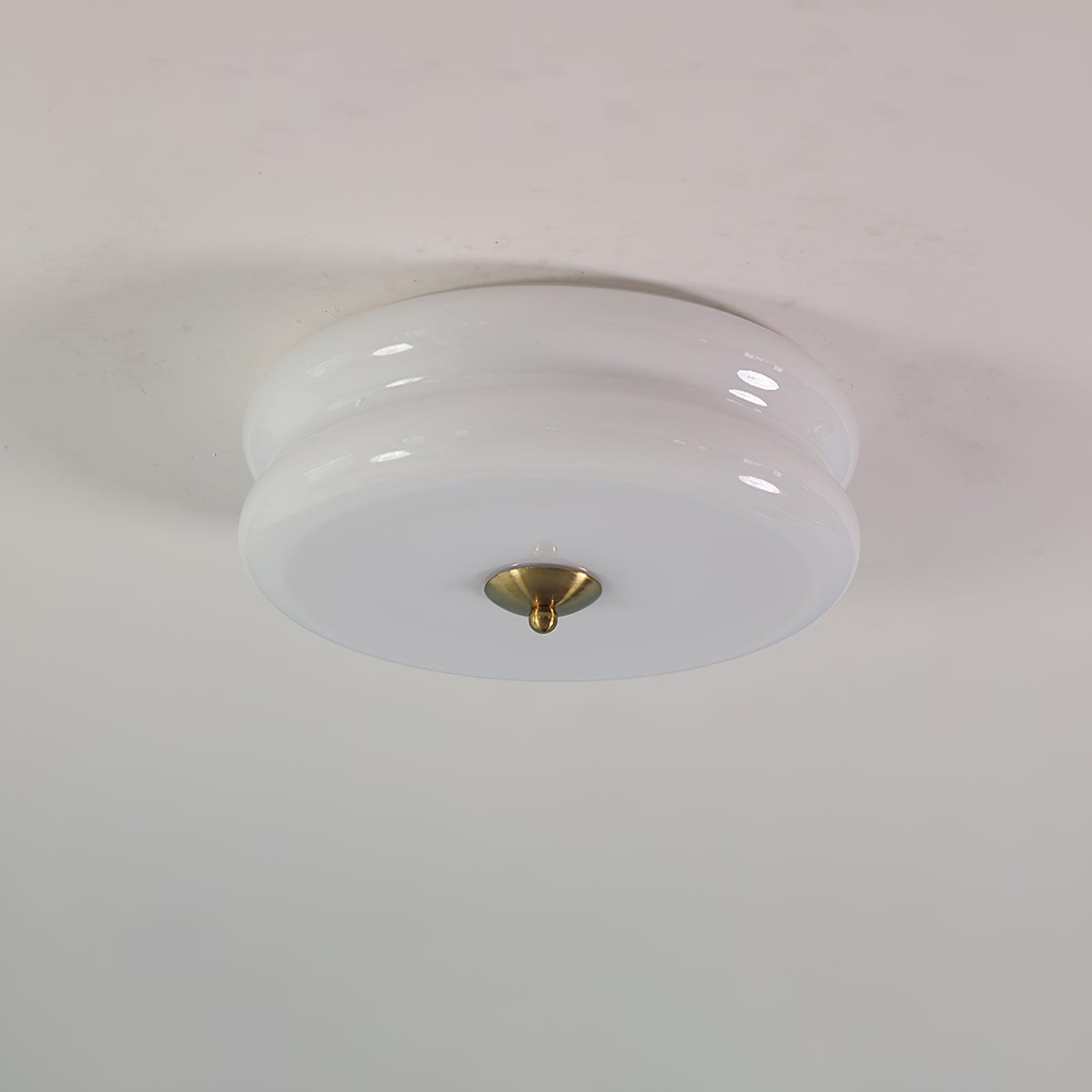 Art deco plafondlamp met geometrisch design en warm ledlicht voor stijlvolle interieurs | Sansoti