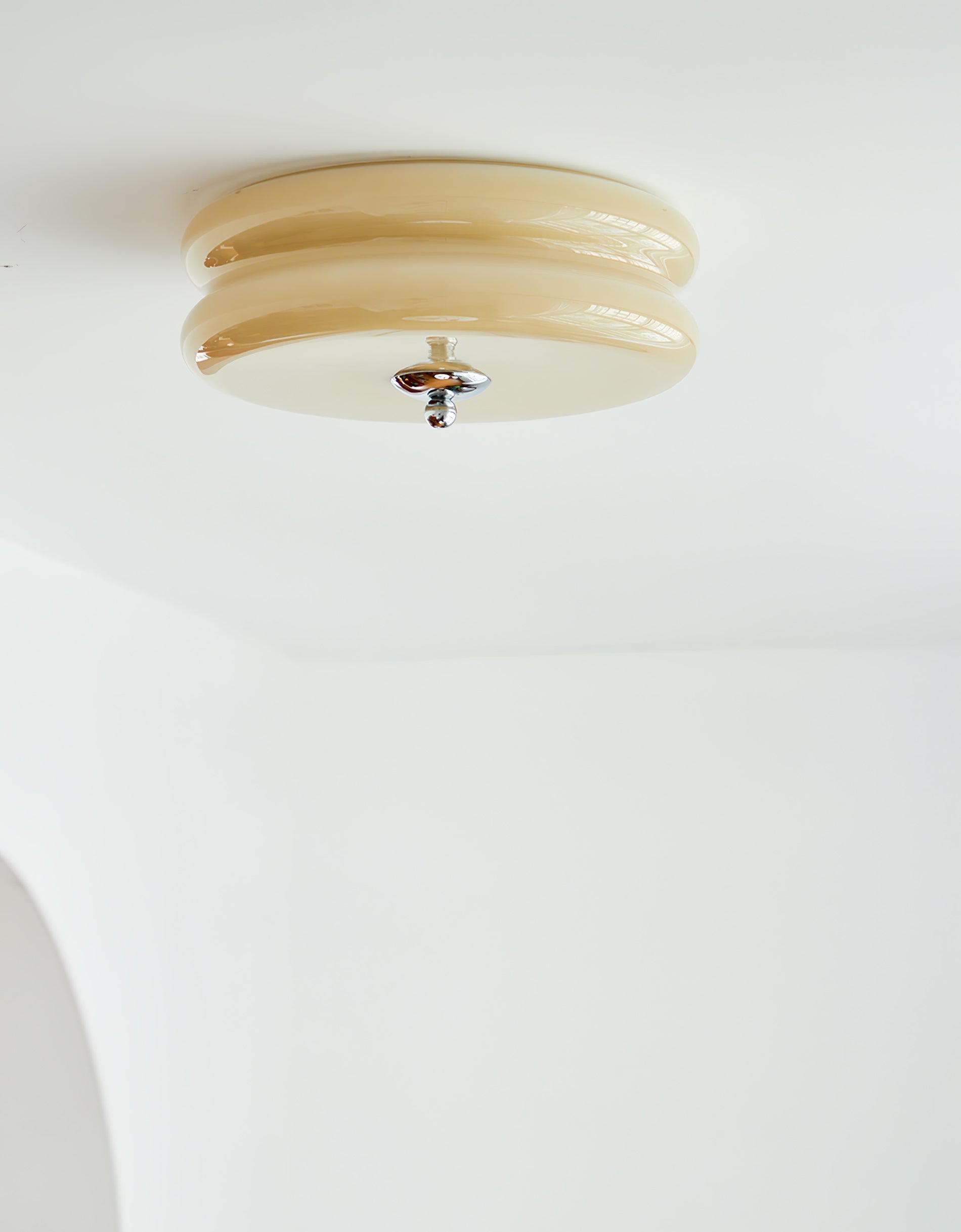 Art deco plafondlamp met geometrisch design en warm ledlicht voor stijlvolle interieurs | Sansoti