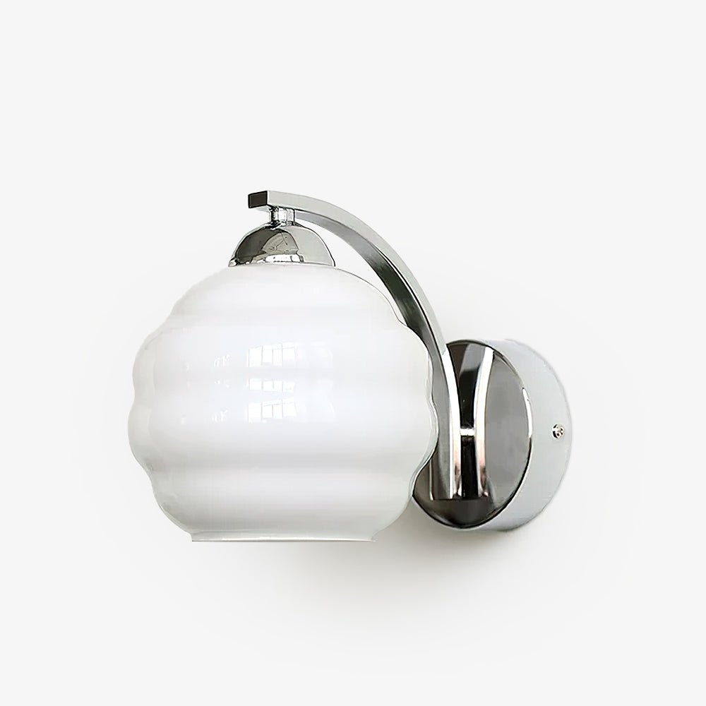 Art Deco Wandlamp Vintage Melkglas Armatuur Klassiek E26 E27 Fitting 1920s Geïnspireerd Interieurverlichting Woonkamer Gang Slaapkamer | Sansoti