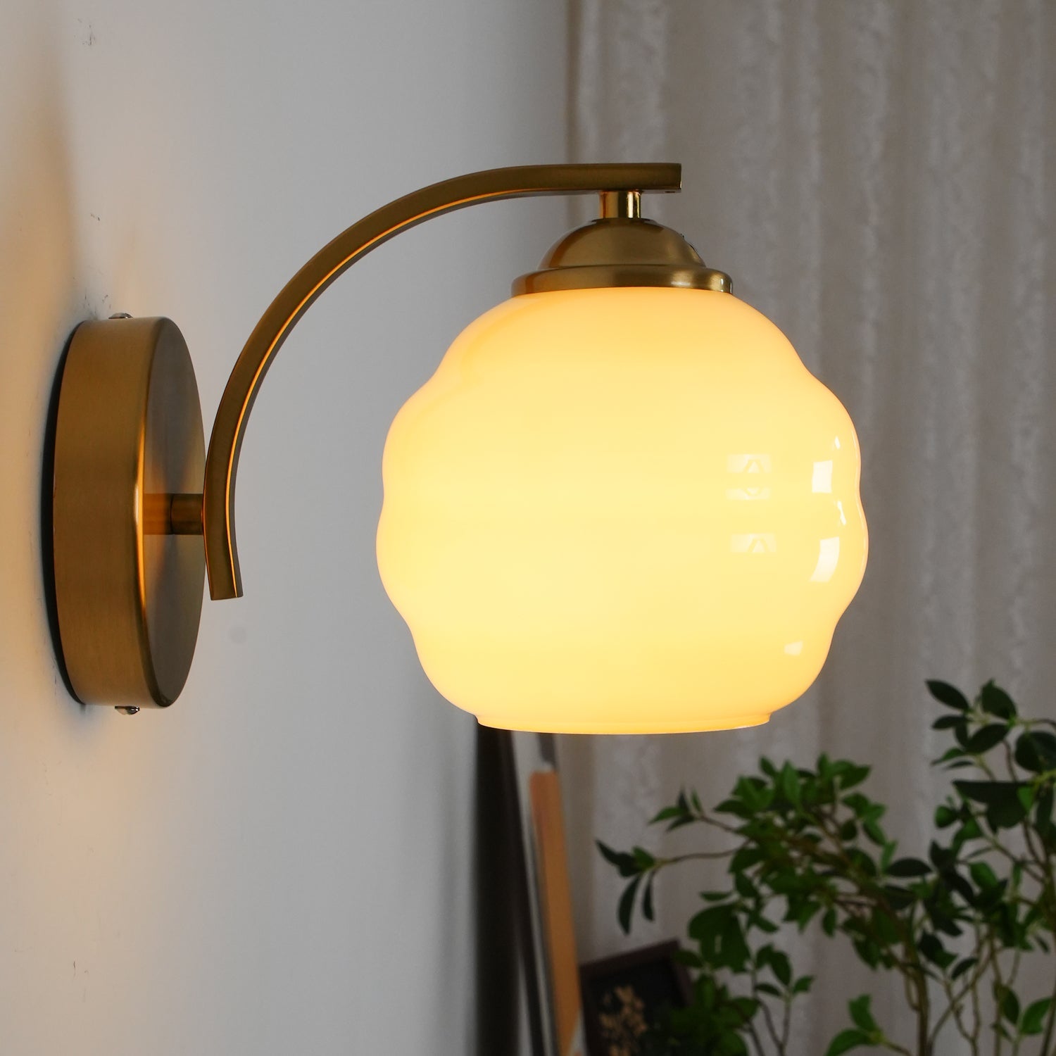Art Deco Wandlamp Vintage Melkglas Armatuur Klassiek E26 E27 Fitting 1920s Geïnspireerd Interieurverlichting Woonkamer Gang Slaapkamer | Sansoti