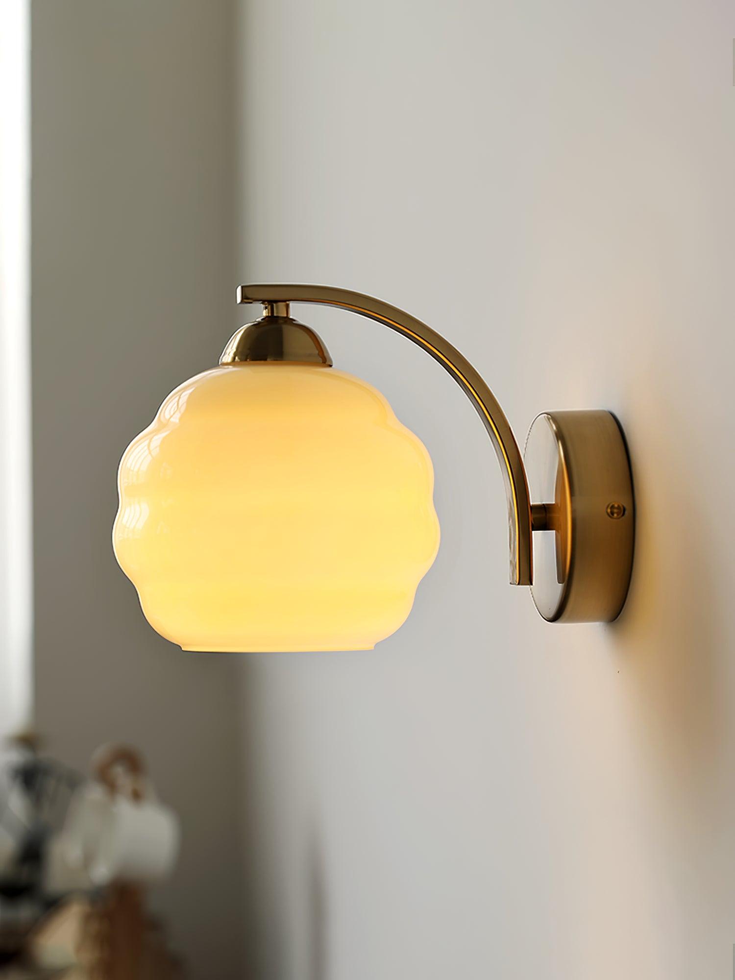 Art Deco Wandlamp Vintage Melkglas Armatuur Klassiek E26 E27 Fitting 1920s Geïnspireerd Interieurverlichting Woonkamer Gang Slaapkamer | Sansoti