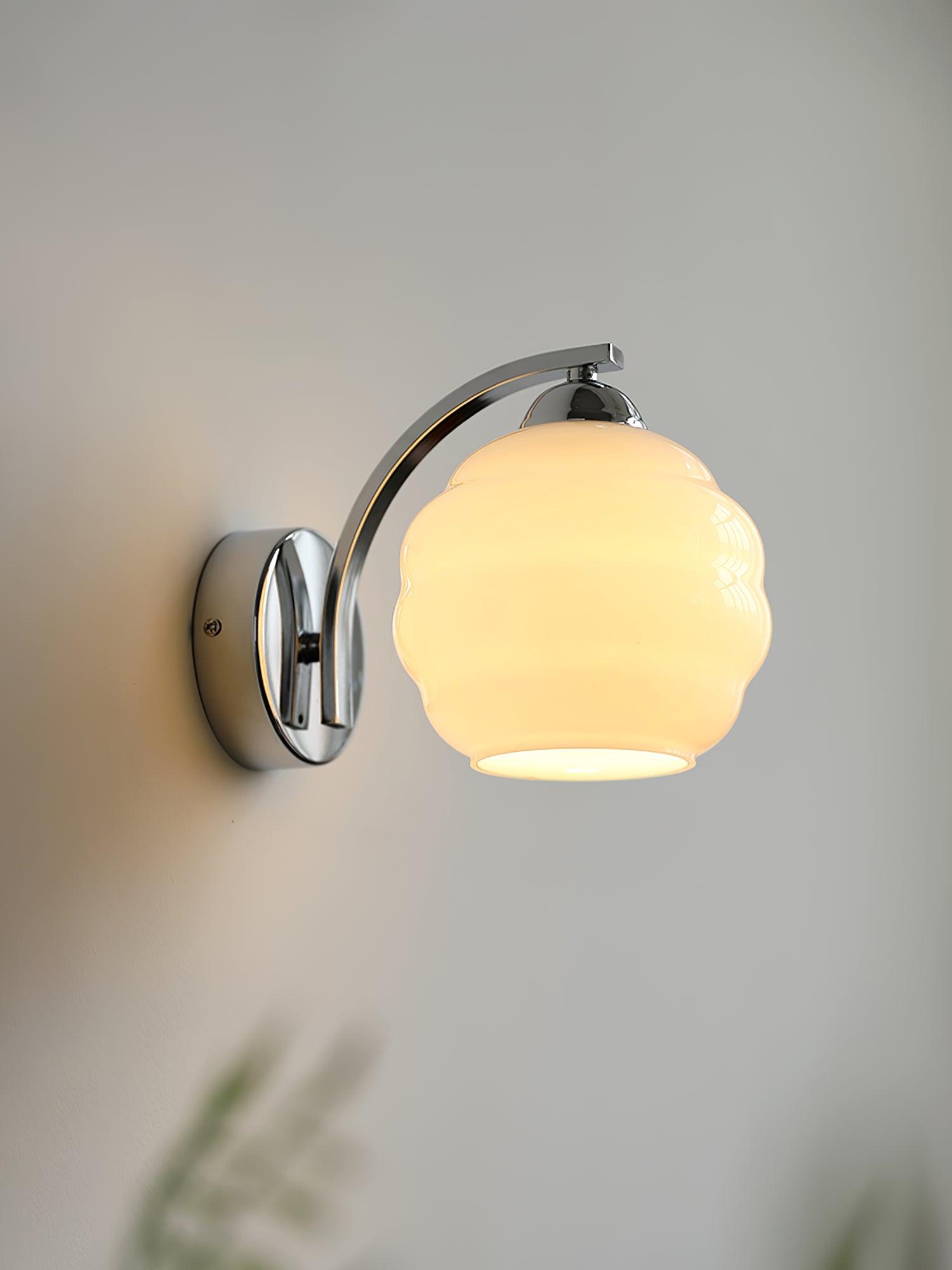 Art Deco Wandlamp Vintage Melkglas Armatuur Klassiek E26 E27 Fitting 1920s Geïnspireerd Interieurverlichting Woonkamer Gang Slaapkamer | Sansoti