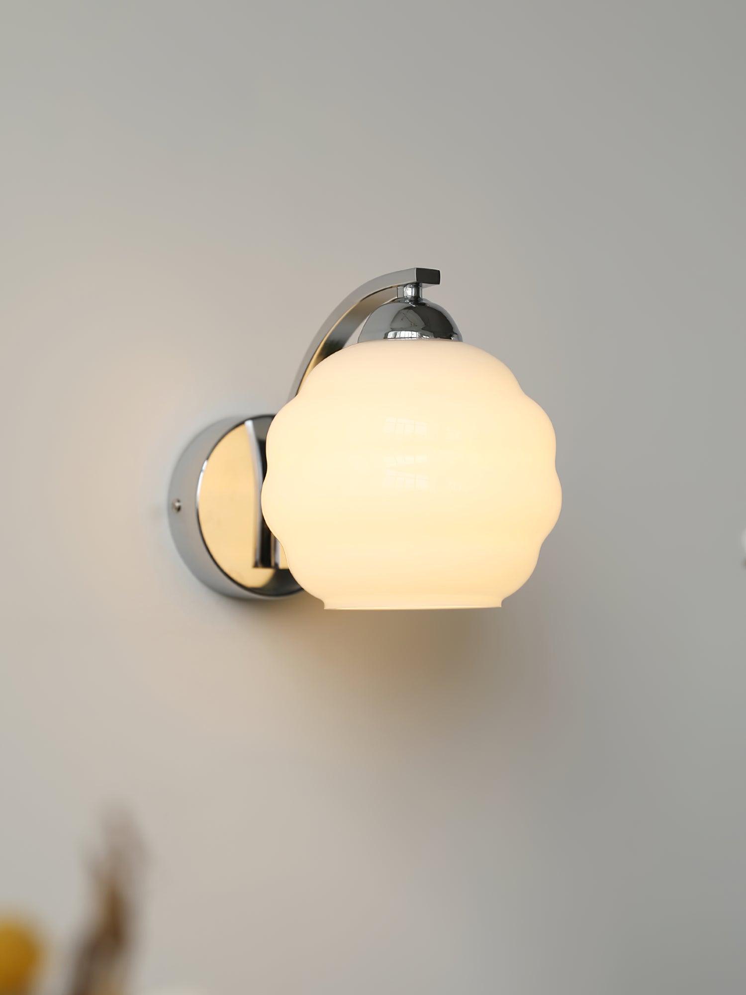 Art Deco Wandlamp Vintage Melkglas Armatuur Klassiek E26 E27 Fitting 1920s Geïnspireerd Interieurverlichting Woonkamer Gang Slaapkamer | Sansoti