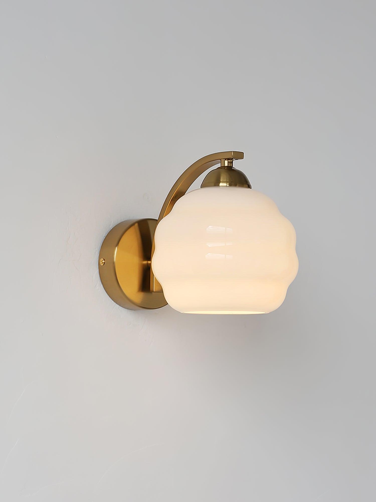 Art Deco Wandlamp Vintage Melkglas Armatuur Klassiek E26 E27 Fitting 1920s Geïnspireerd Interieurverlichting Woonkamer Gang Slaapkamer | Sansoti