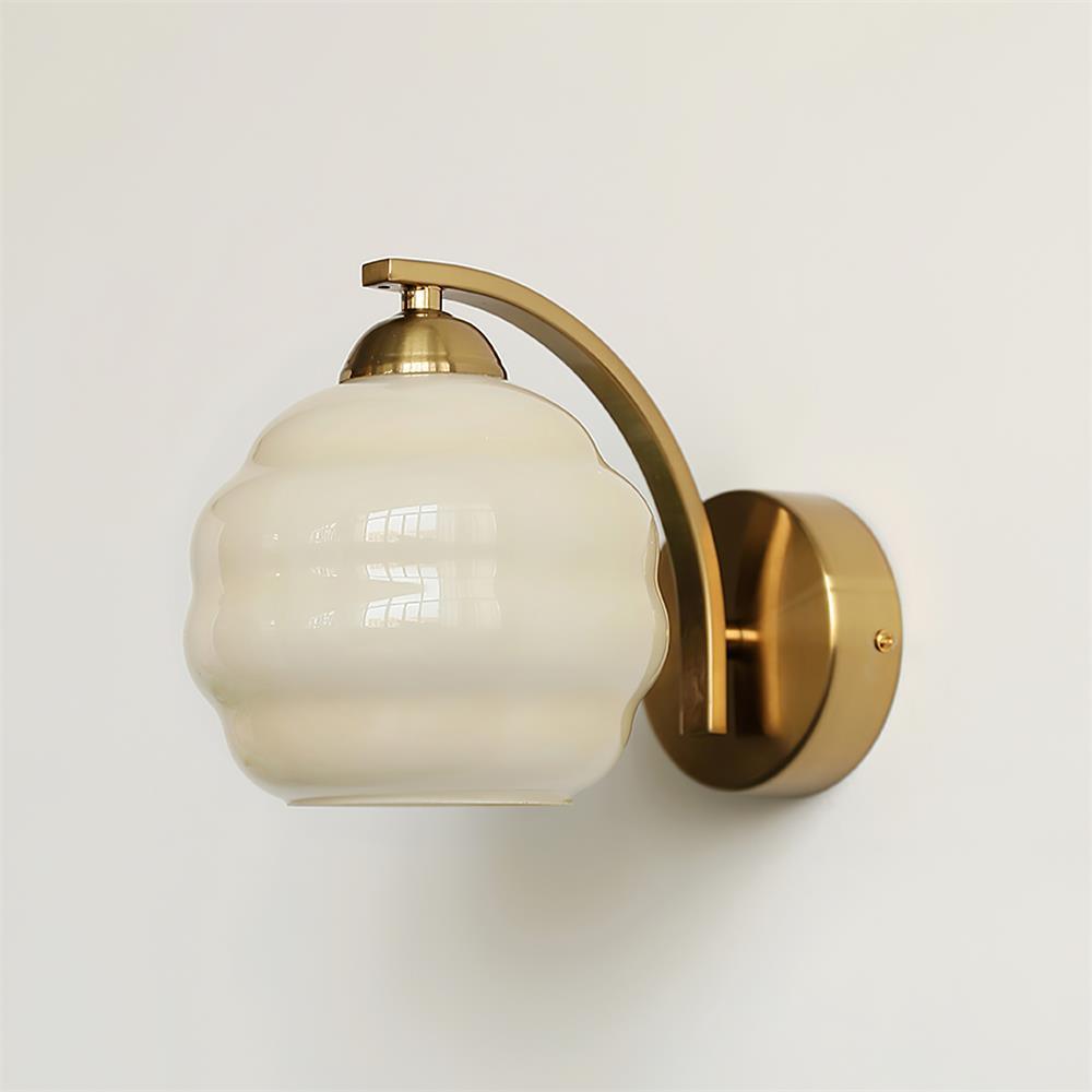 Art Deco Wandlamp Vintage Melkglas Armatuur Klassiek E26 E27 Fitting 1920s Geïnspireerd Interieurverlichting Woonkamer Gang Slaapkamer | Sansoti