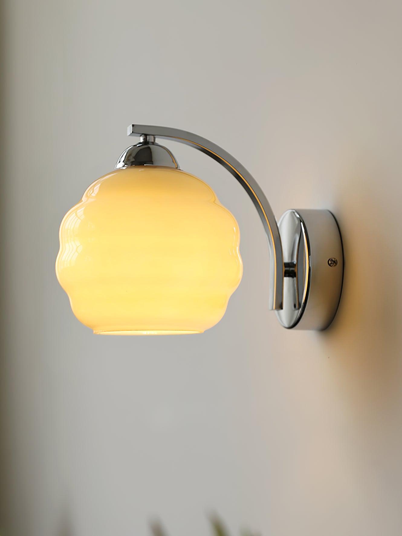 Art Deco Wandlamp Vintage Melkglas Armatuur Klassiek E26 E27 Fitting 1920s Geïnspireerd Interieurverlichting Woonkamer Gang Slaapkamer | Sansoti