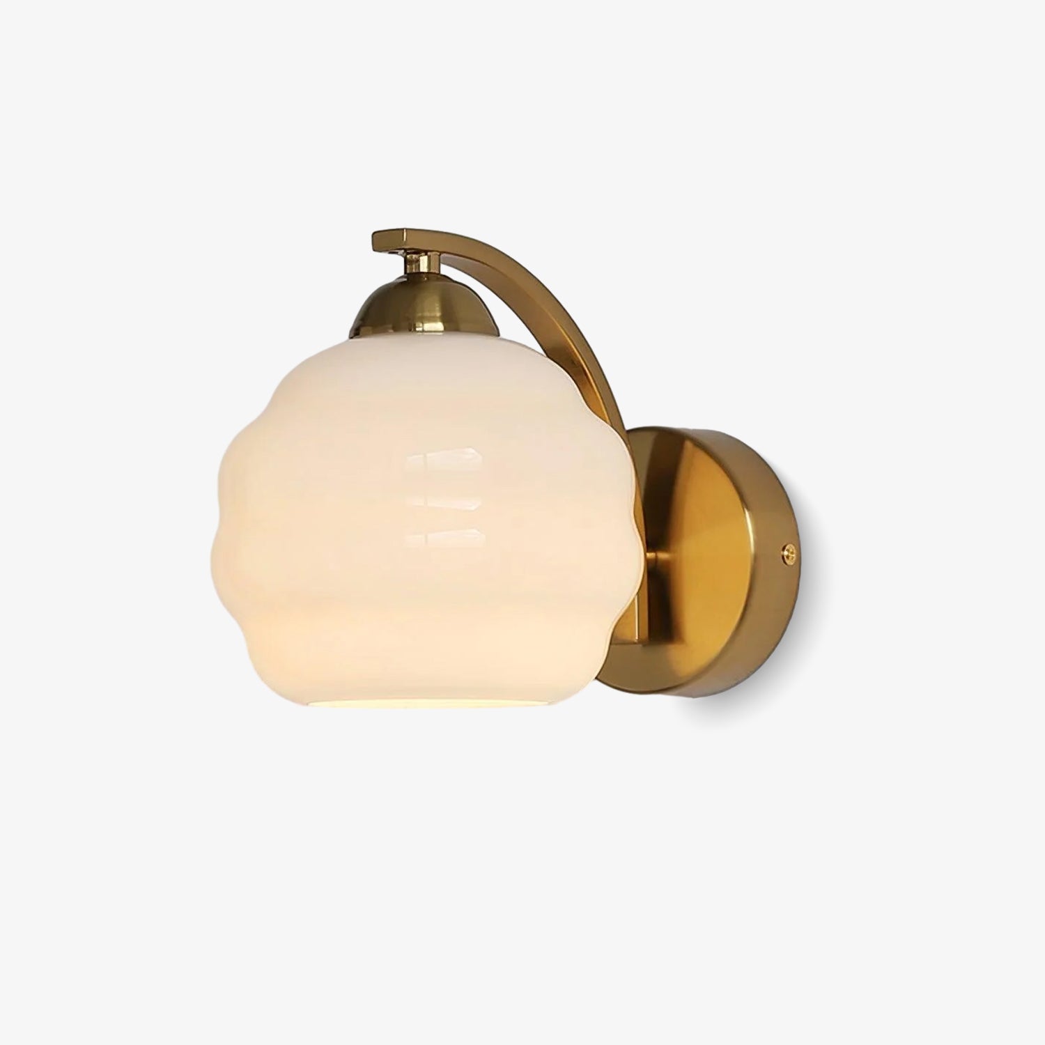 Art Deco Wandlamp Vintage Melkglas Armatuur Klassiek E26 E27 Fitting 1920s Geïnspireerd Interieurverlichting Woonkamer Gang Slaapkamer | Sansoti