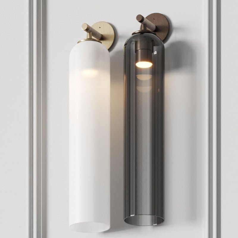 Glazen wandlamp met cilindervorm – elegante wandverlichting voor binnen | Sansoti