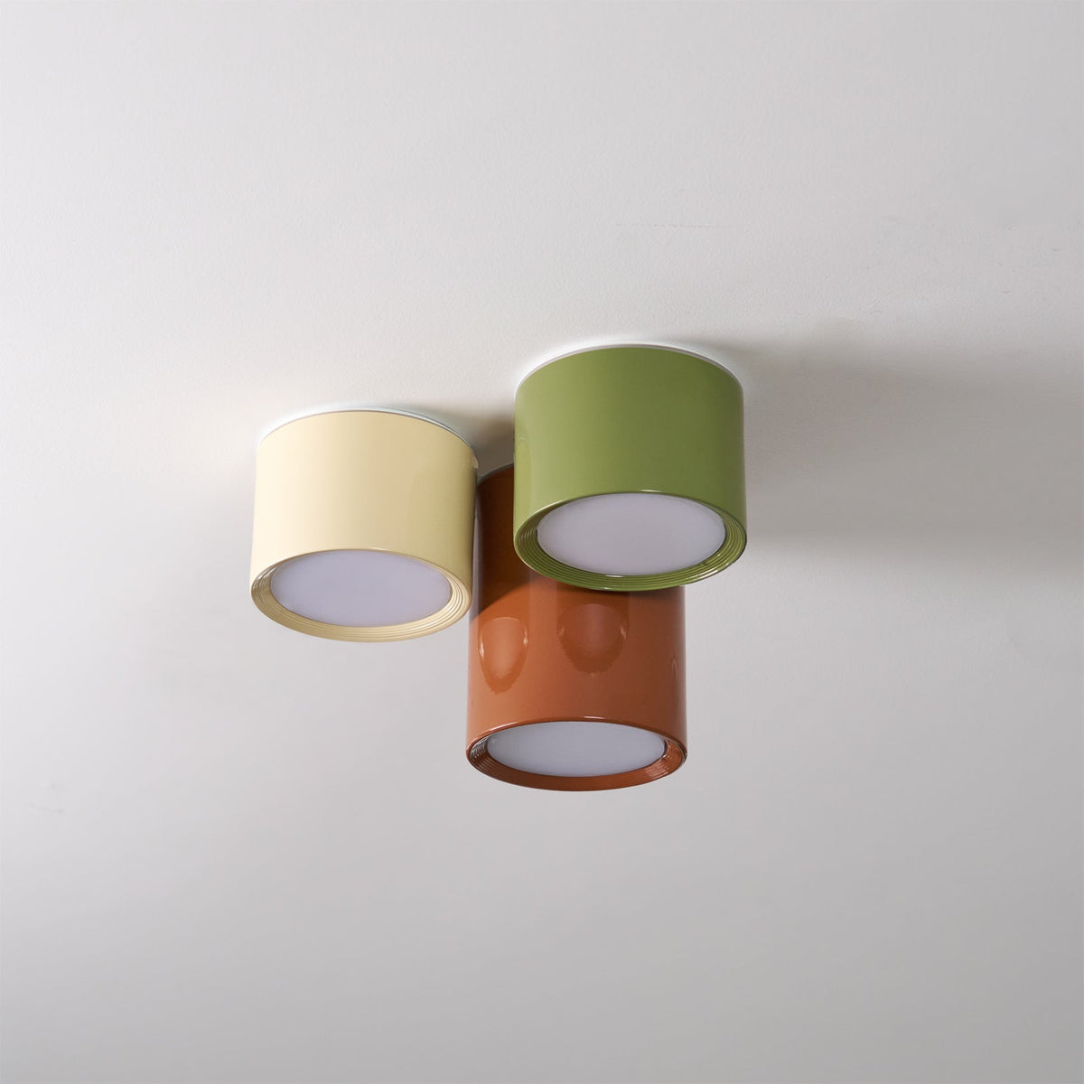 Ceiling Light Colored Metal Cylindrical Design Warm Light Bedroom Hallway Children's Room Living Room Ambient Lighting | Sansoti