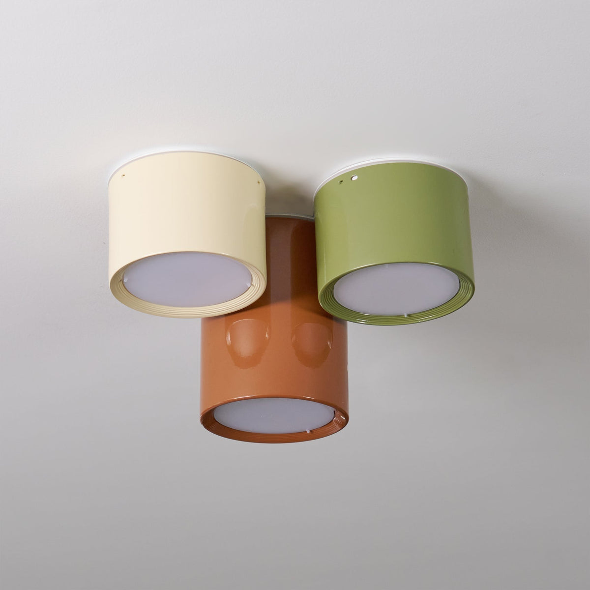 Ceiling Light Colored Metal Cylindrical Design Warm Light Bedroom Hallway Children's Room Living Room Ambient Lighting | Sansoti