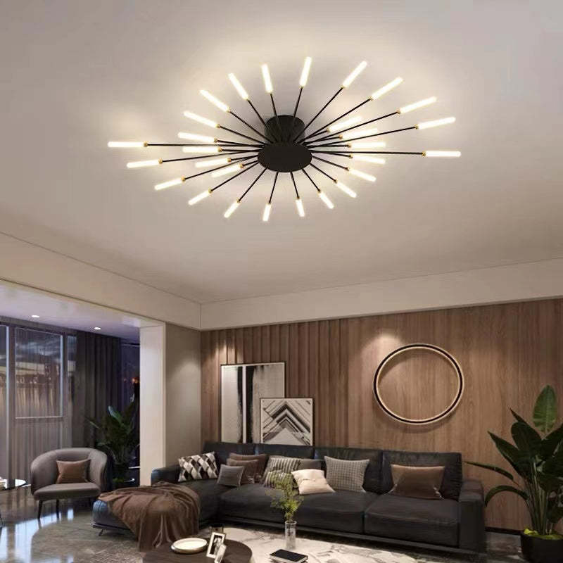 Moderne LED-Deckenleuchte mit sternförmigem Design für Wohn- und Schlafzimmer | Restfield