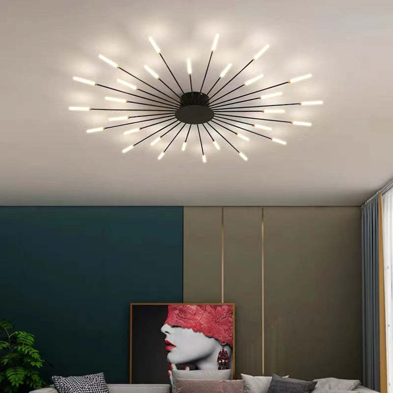 Moderne LED-Deckenleuchte mit sternförmigem Design für Wohn- und Schlafzimmer | Restfield