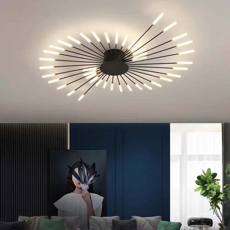 Moderne LED-Deckenleuchte mit sternförmigem Design für Wohn- und Schlafzimmer | Restfield