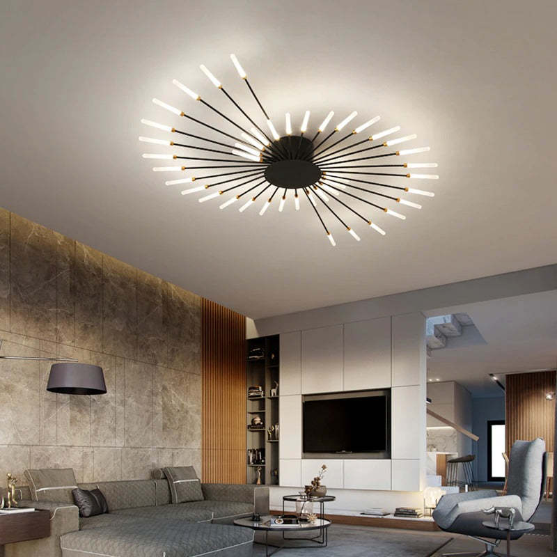 Moderne LED-Deckenleuchte mit sternförmigem Design für Wohn- und Schlafzimmer | Restfield