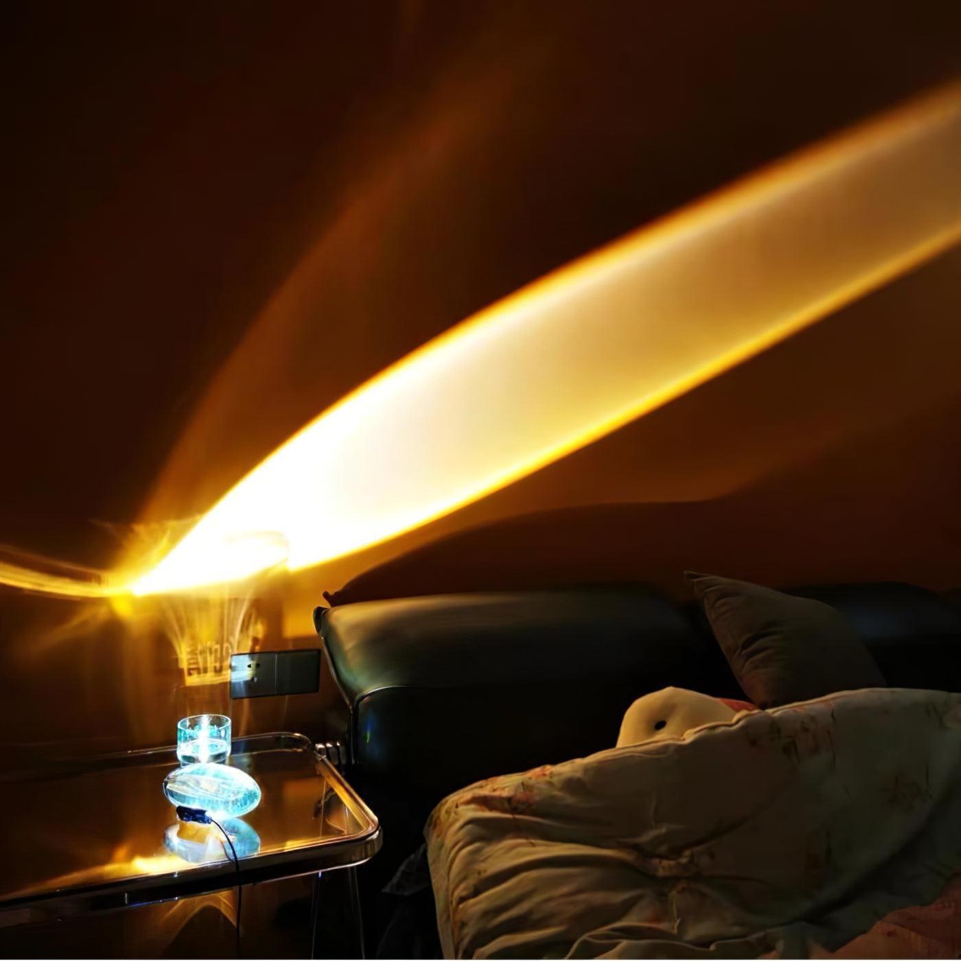 Marsman tafellamp LED kristalglas chroom binnen sfeerverlichting designlamp projectie lamp modern interieur nachtkastje dressoir verlichting | Sansoti
