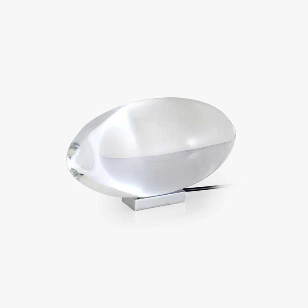 Marsman tafellamp LED kristalglas chroom binnen sfeerverlichting designlamp projectie lamp modern interieur nachtkastje dressoir verlichting | Sansoti