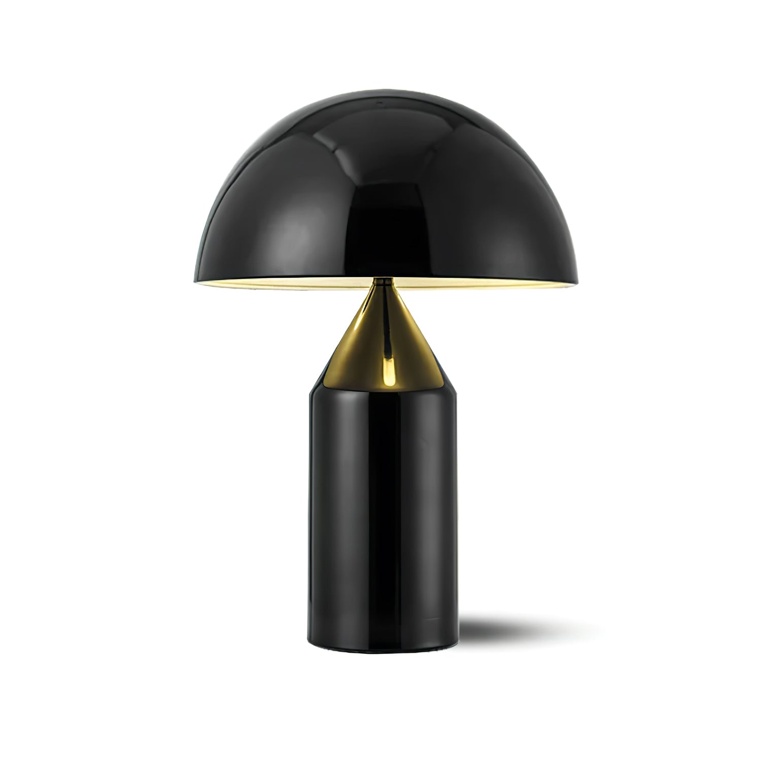 Metalen Tafellamp met Geometrische Vormen — Iconisch Italiaans Design in Twee Maten — Vijf Afwerkingen Verkrijgbaar | Sansoti