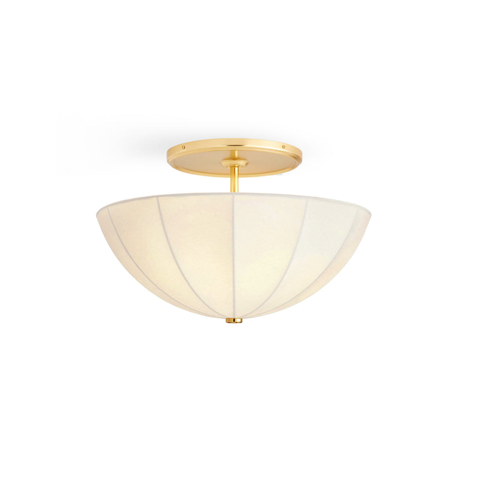 Geplisseerde Plafondlamp Stof met Metalen Frame voor Woonkamer Eetkamer Slaapkamer Sfeervolle Verlichting | Sansoti