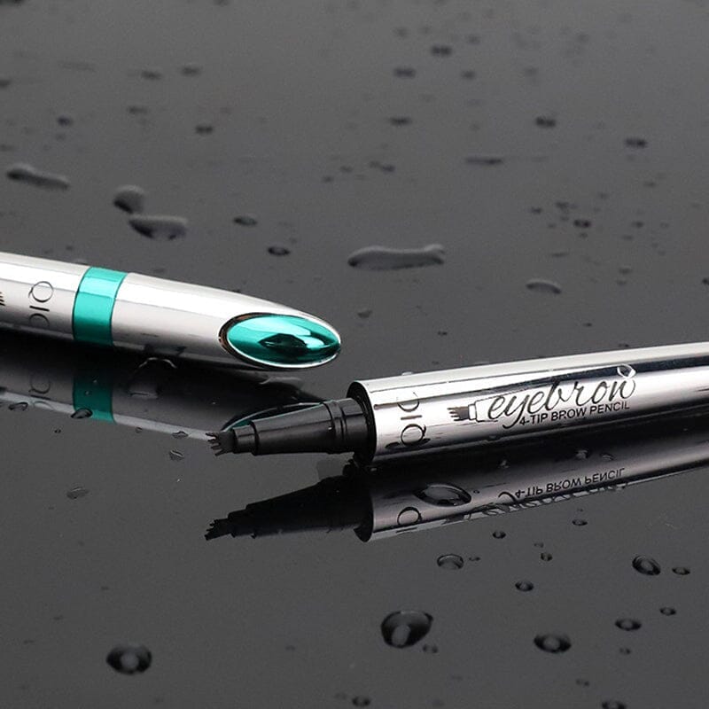 Wenkbrauwpotlood met 4 Punten Waterdichte Microblading Styling Pen voor Natuurlijke Haarlook Duurzaam tot 36 Uur Langdurig | Sansoti